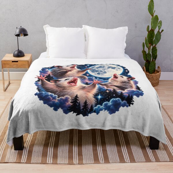 Item preview, Three Possum Moon – 3 Opossum Funny Weird Cursed Meme, gift for Mom, dad gift, gift for birthday Essential T-Shirt designed and sold by GAIDREDA.