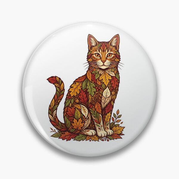 Item preview, Cat in fall outfit - Autumn design animals designed and sold by ParadoxParadox.