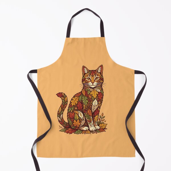 Item preview, Cat in fall outfit - Autumn design animals designed and sold by ParadoxParadox.