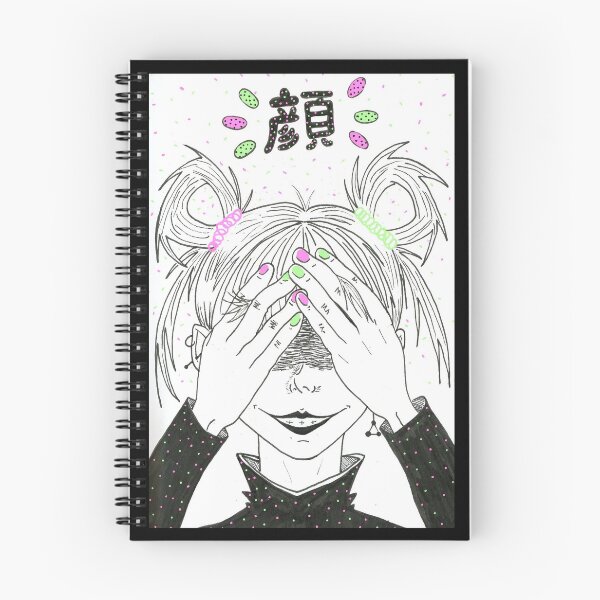 Item preview, Manga Girl Covering Her Face With A Cunning Smile designed and sold by xDannyShermanx.