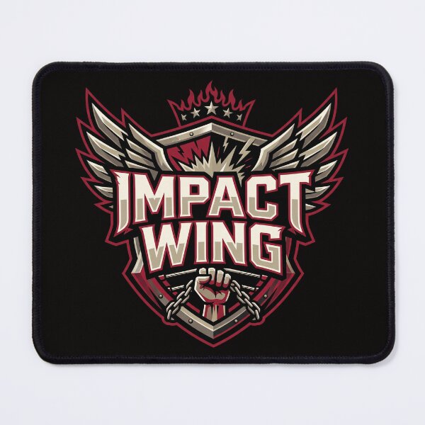 Item preview, Impact Wing Wrestling Combat Crest Arena Emblem designed and sold by Dogy Corgi.