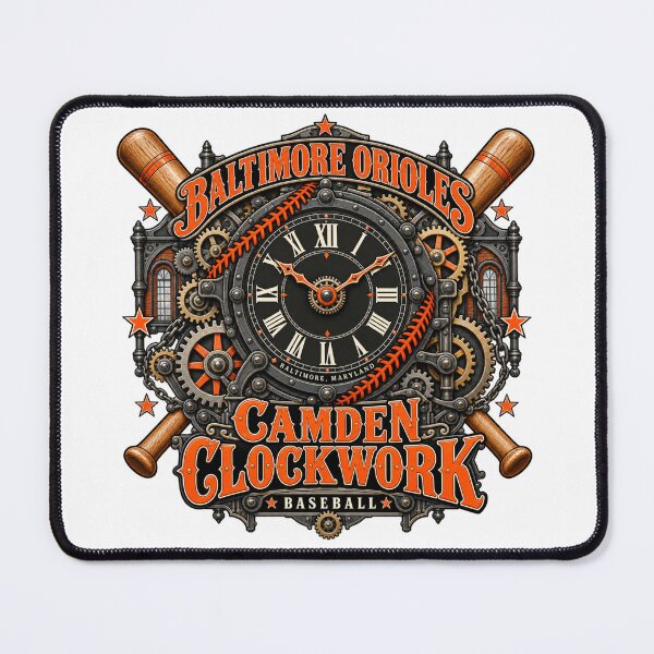 Item preview, Camden Clockwork: Baltimore Baseball Timepiece designed and sold by Dresut.
