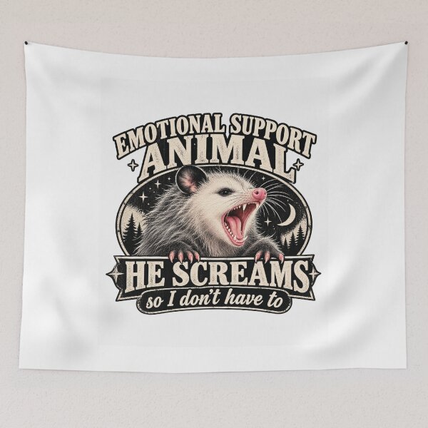 Item preview, Funny Possum Emotional Support Animal – Opossum Meme, Funny Shirt, Valentine Shirt gift, Valentine Day Cut File, gift for Mom, dad gift, gift for birthday Essential T-Shirt designed and sold by GAIDREDA.