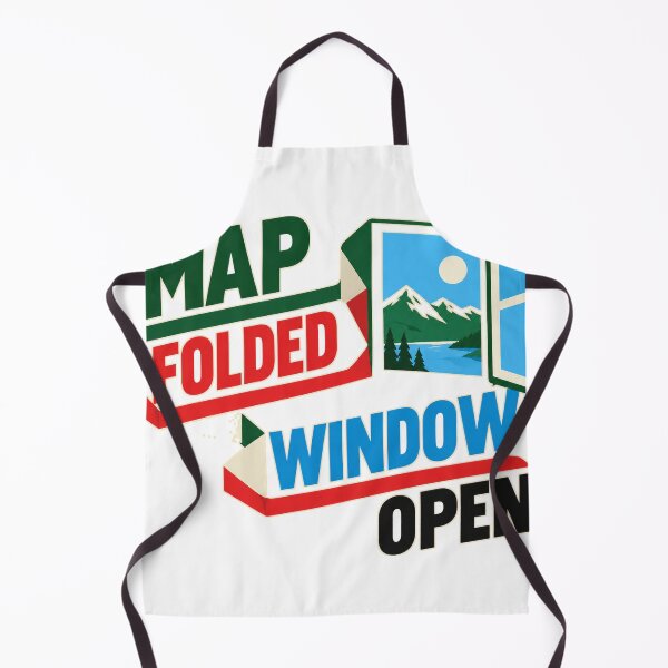 Item preview, Map Folded Window Open designed and sold by aihrgdesign.