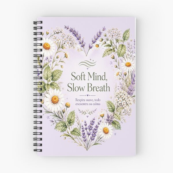 Item preview, Soft Mind Slow Breath Floral Calm designed and sold by the artedivino.