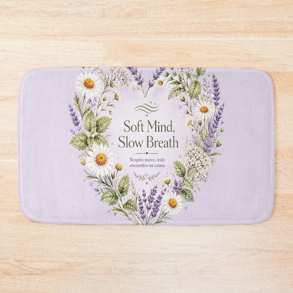 Item preview, Soft Mind Slow Breath Floral Calm designed and sold by the artedivino.