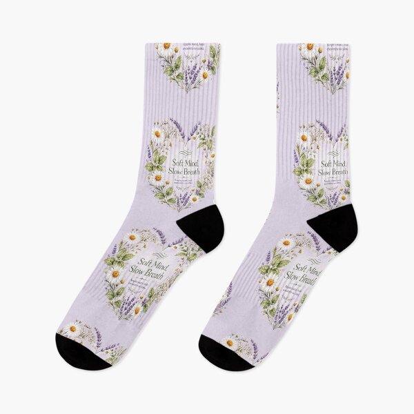Item preview, Soft Mind Slow Breath Floral Calm designed and sold by the artedivino.