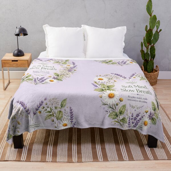 Item preview, Soft Mind Slow Breath Floral Calm designed and sold by the artedivino.
