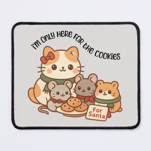 Item preview, I’m Only Here for the Cookies Christmas Animals designed and sold by Sachie's Studio.