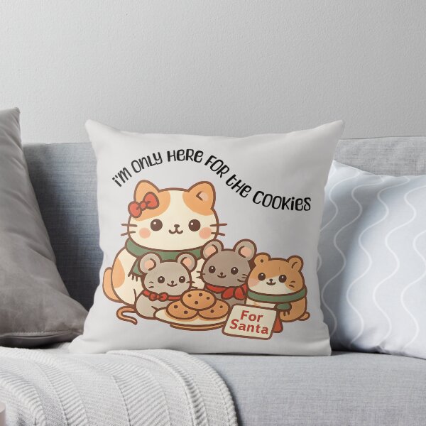 Item preview, I’m Only Here for the Cookies Christmas Animals designed and sold by Sachie's Studio.
