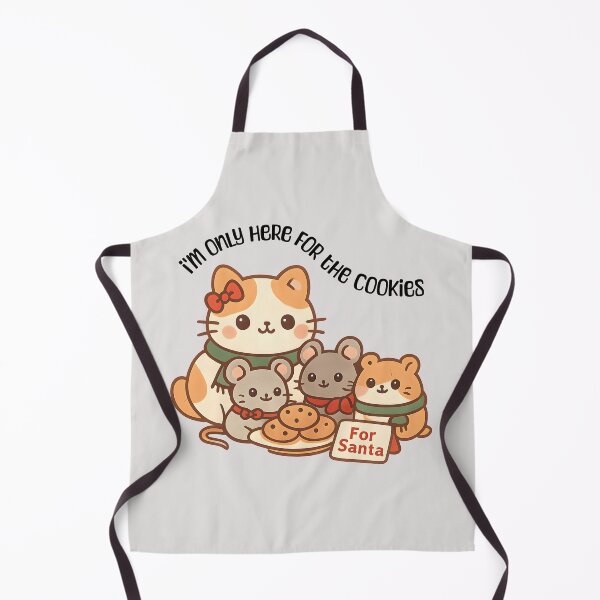 Item preview, I’m Only Here for the Cookies Christmas Animals designed and sold by Sachie's Studio.