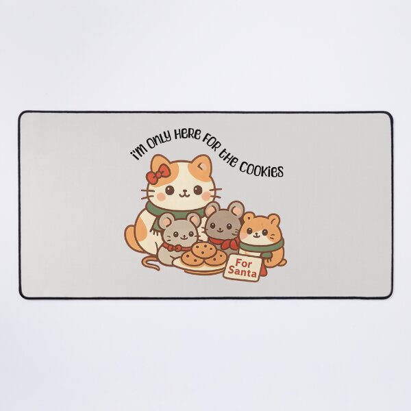 Item preview, I’m Only Here for the Cookies Christmas Animals designed and sold by Sachie's Studio.