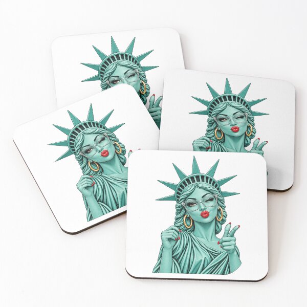 Item preview, Statue of Liberty Glamor Woman – New York Chic, Fashion & Freedom designed and sold by POP FACTORY.