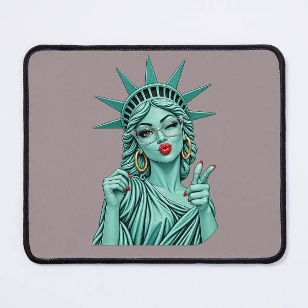 Item preview, Statue of Liberty Glamor Woman – New York Chic, Fashion & Freedom designed and sold by POP FACTORY.