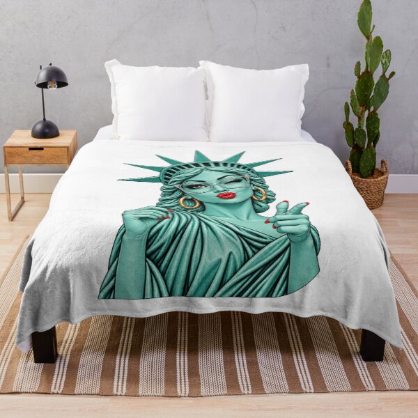 Item preview, Statue of Liberty Glamor Woman – New York Chic, Fashion & Freedom designed and sold by POP FACTORY.