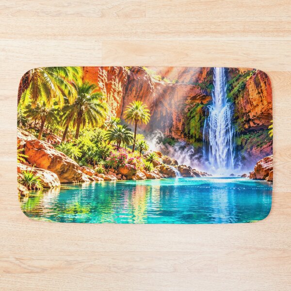 Item preview, Secret Canyon Oasis and Waterfall designed and sold by New Wave Artworks & Odds &Ends.