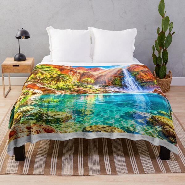 Item preview, Secret Canyon Oasis and Waterfall designed and sold by New Wave Artworks & Odds &Ends.