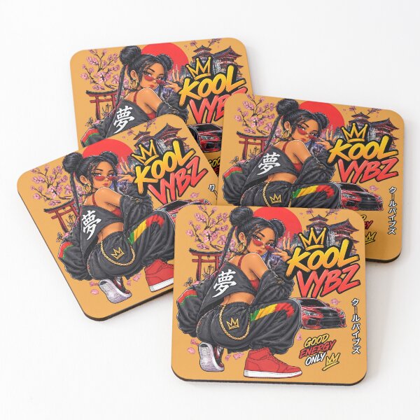 Item preview, Kool Vybz Anime Girl Streetwear – Good Energy Only designed and sold by digitalbob60.
