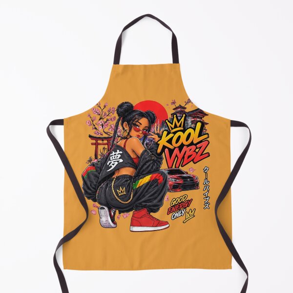 Item preview, Kool Vybz Anime Girl Streetwear – Good Energy Only designed and sold by digitalbob60.