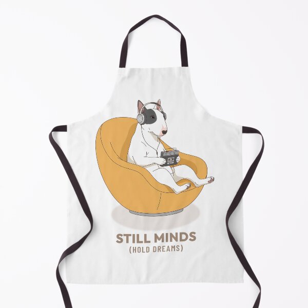 Item preview, Bull Terrier Listening to Walkman Retro Aesthetic designed and sold by COZY VINTAGE animal.