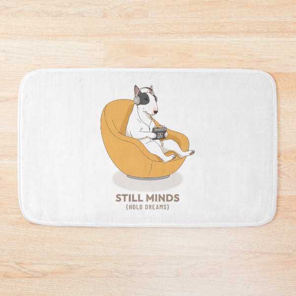 Item preview, Bull Terrier Listening to Walkman Retro Aesthetic designed and sold by COZY VINTAGE animal.