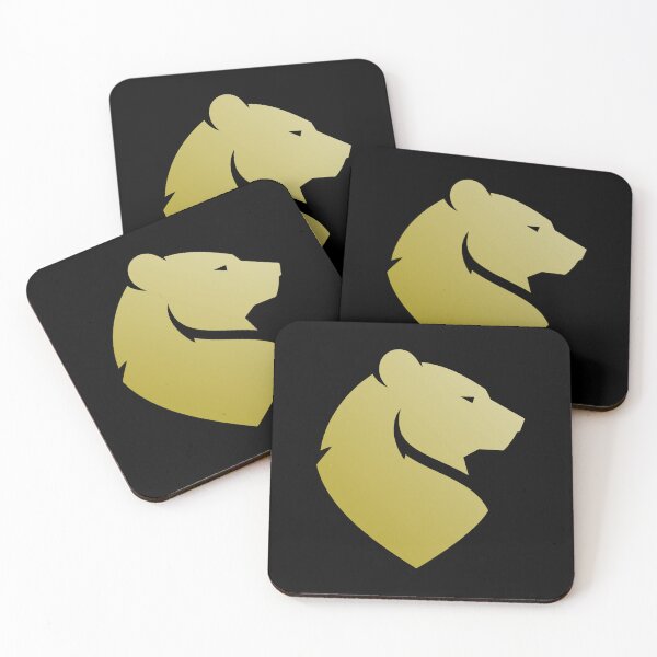 Item preview, Golden Bear Head Silhouette Design designed and sold by AhmedZouita.