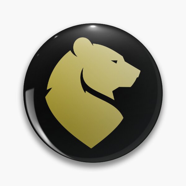 Item preview, Golden Bear Head Silhouette Design designed and sold by AhmedZouita.