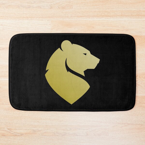 Item preview, Golden Bear Head Silhouette Design designed and sold by AhmedZouita.