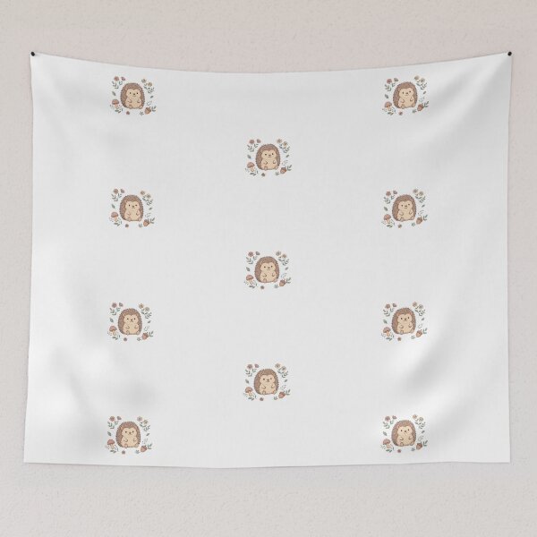 Item preview, Cottagecore Hedgehog — Cozy Woodland Aesthetic Design designed and sold by Sweet Blob Co.