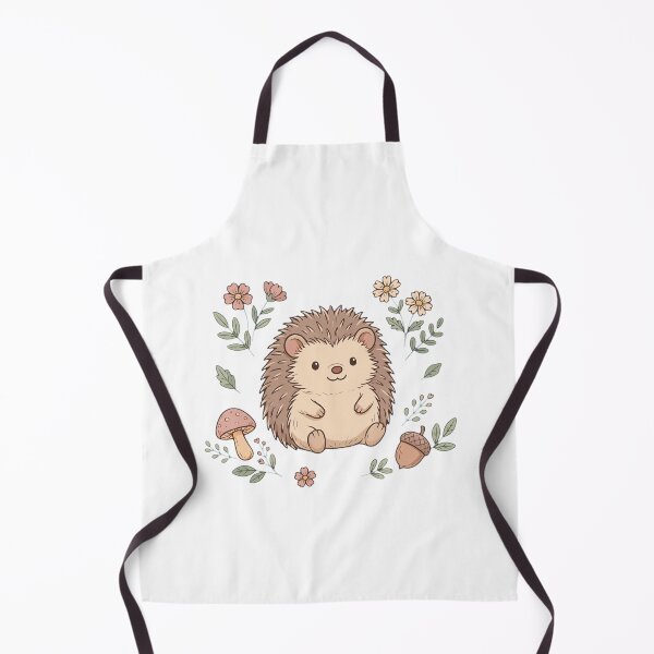 Item preview, Cottagecore Hedgehog — Cozy Woodland Aesthetic Design designed and sold by Sweet Blob Co.