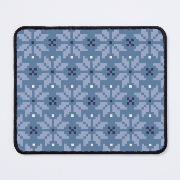 Item preview, Snowflake Fairisle in Tonal Blue designed and sold by YesterdayColl.