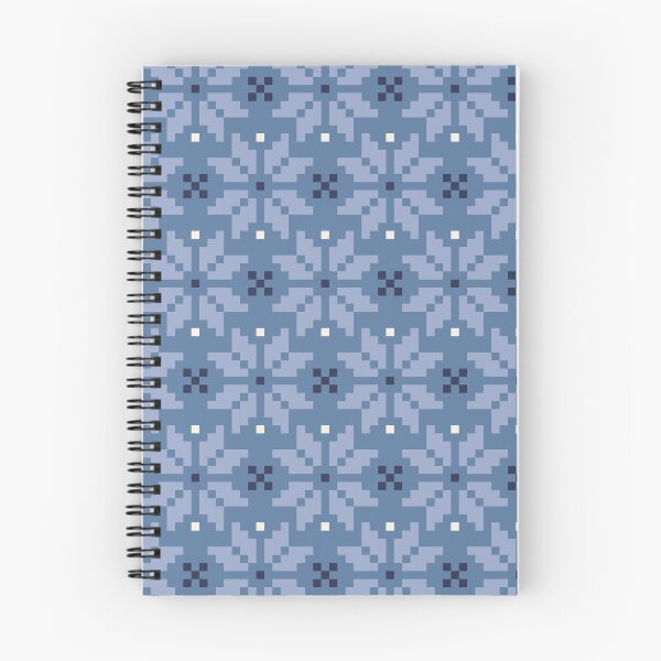 Item preview, Snowflake Fairisle in Tonal Blue designed and sold by YesterdayColl.