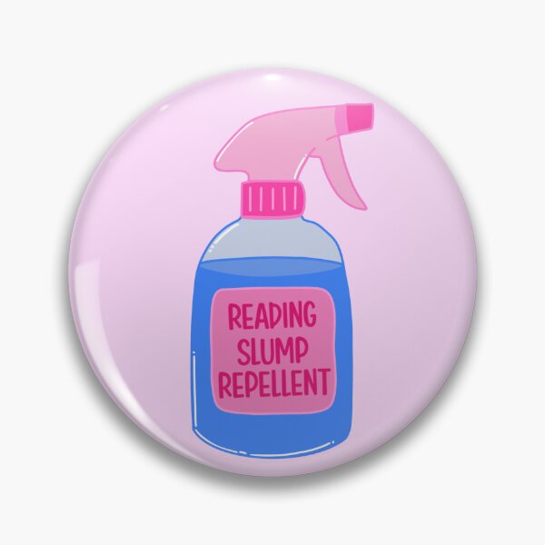 Item preview, reading slump repellent bookish sticker designed and sold by LittleJellyCreative.