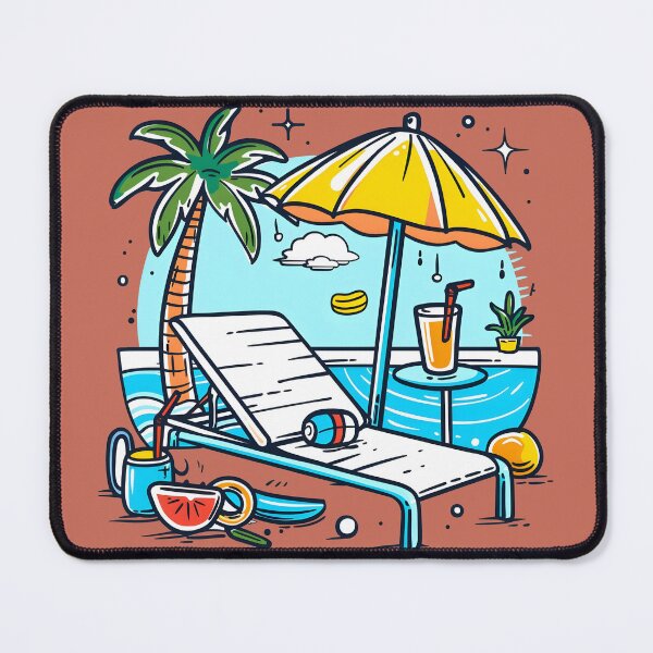 Item preview, Beach Day Relaxation Tropical Getaway designed and sold by  MAD's Recreation Studio.