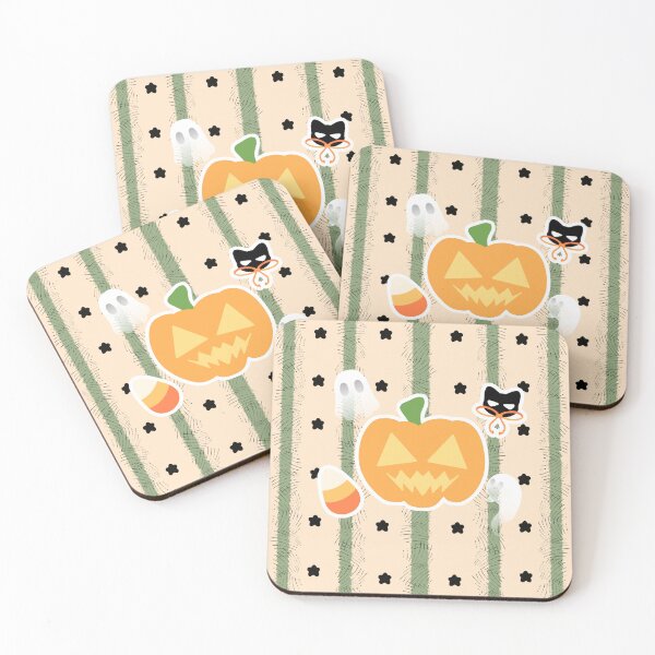 Item preview, Cute Halloween Pumpkin Ghost Pattern designed and sold by MilkatTaklim153.
