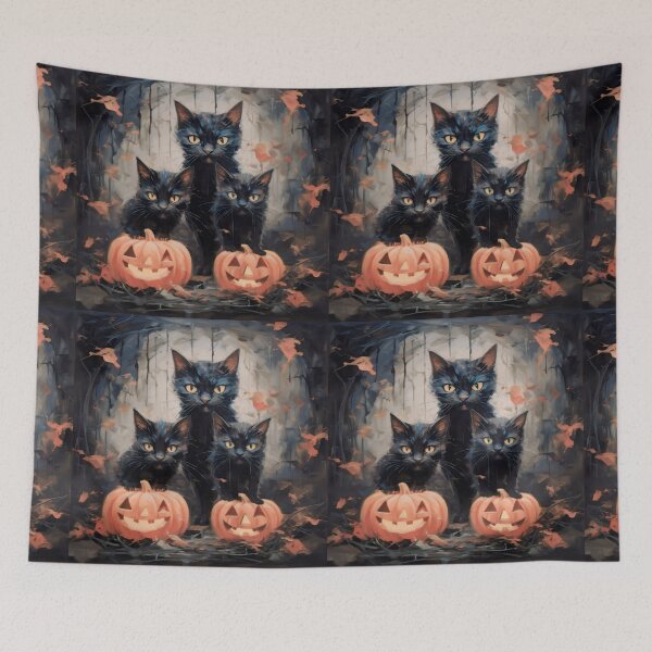 Item preview, The Black Cats of Halloween designed and sold by casamomo.