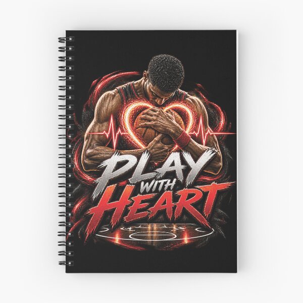 Item preview, Play With Heart Basketball Player - Motivational Sports Art designed and sold by M. Mamdouh Artworks.