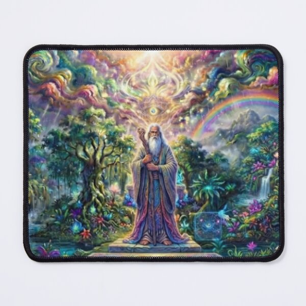 Item preview, Rainbow Sage: A Visionary Psychedelic Landscape designed and sold by SodhaIqbalKasam.