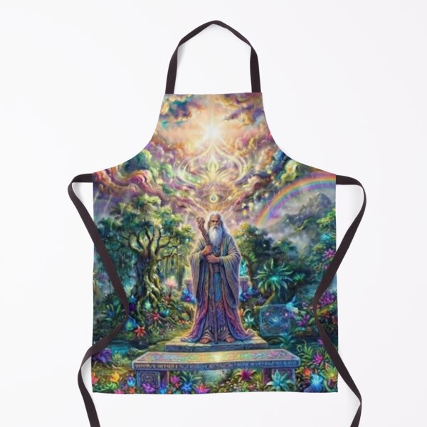 Item preview, Rainbow Sage: A Visionary Psychedelic Landscape designed and sold by SodhaIqbalKasam.
