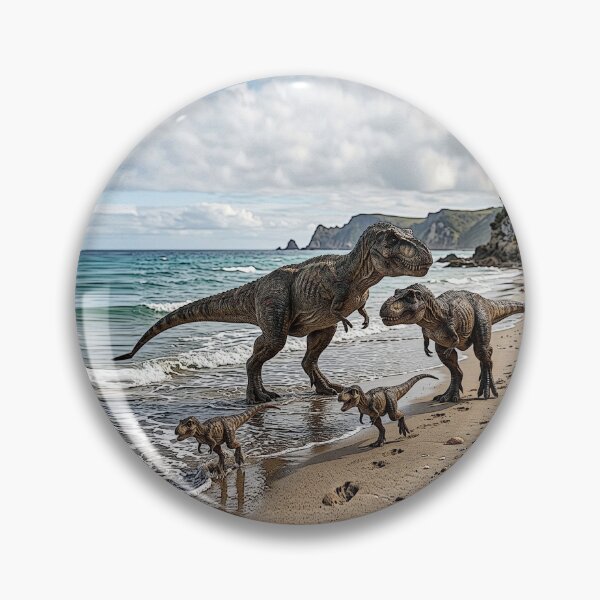 Item preview, A 428 Dinosaurs roaming on a beach designed and sold by Infopreneur1231.
