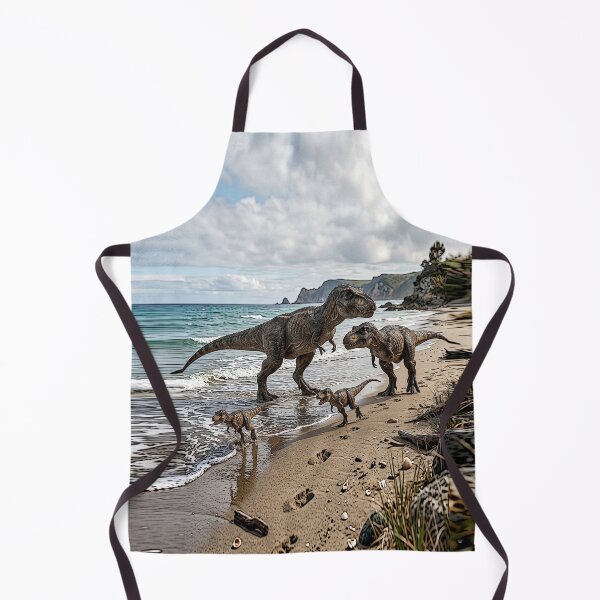 Item preview, A 428 Dinosaurs roaming on a beach designed and sold by Infopreneur1231.
