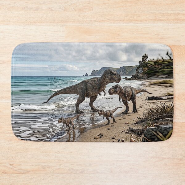 Item preview, A 428 Dinosaurs roaming on a beach designed and sold by Infopreneur1231.