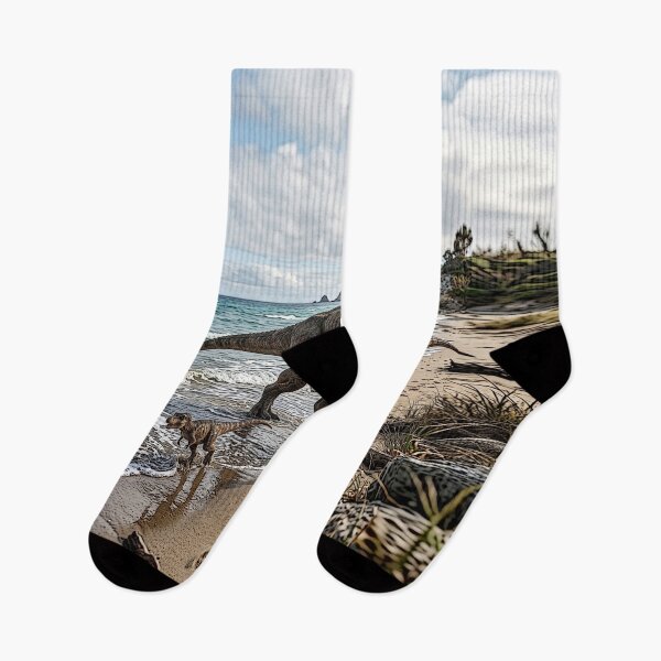 Item preview, A 428 Dinosaurs roaming on a beach designed and sold by Infopreneur1231.