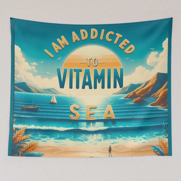 Item preview, I'm addicted to vitamin sea designed and sold by BeFadDesigns.