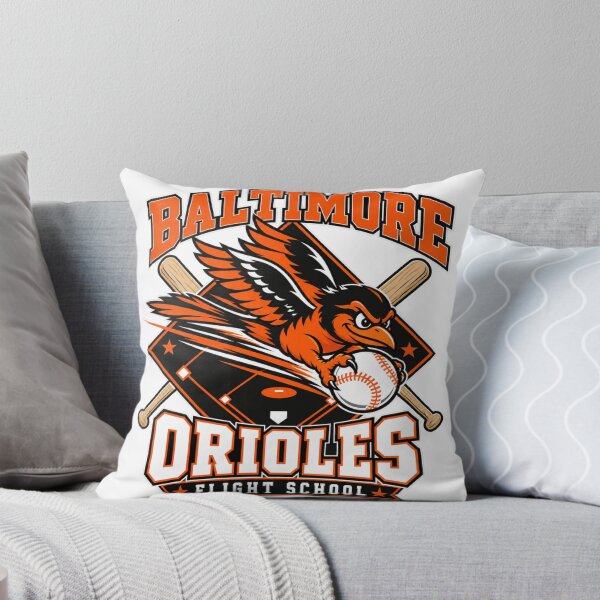 Item preview, Baltimore Flight School – Retro Orioles Baseball Mascot designed and sold by Dresut.