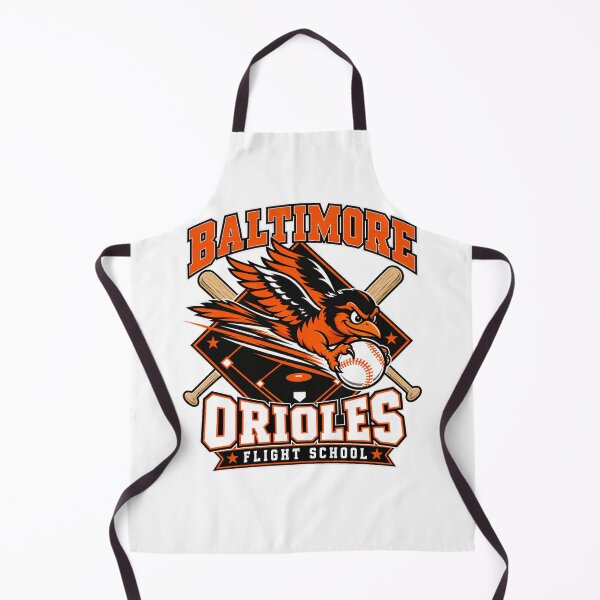 Item preview, Baltimore Flight School – Retro Orioles Baseball Mascot designed and sold by Dresut.
