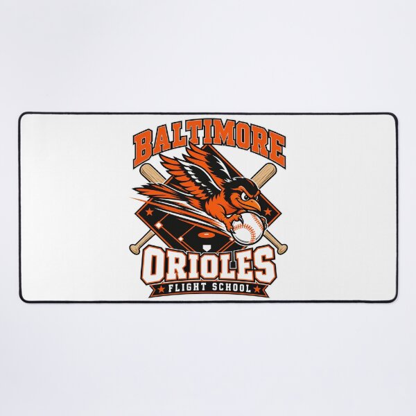 Item preview, Baltimore Flight School – Retro Orioles Baseball Mascot designed and sold by Dresut.