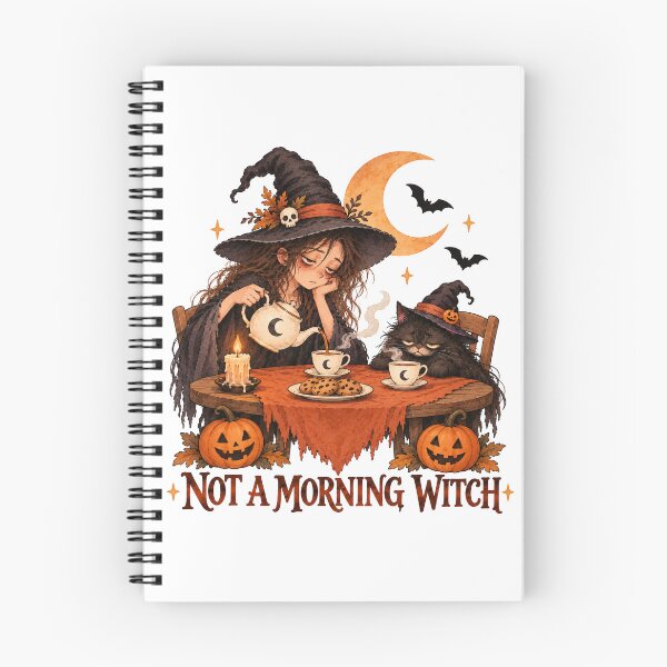 Item preview, Not a Morning Witch - Grumpy Tea Time designed and sold by aztrends.