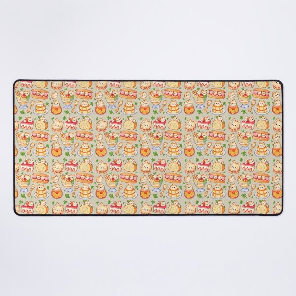 Item preview, Cute Cat Desserts – Kawaii Pastel Bakery Illustration designed and sold by StickerJas.