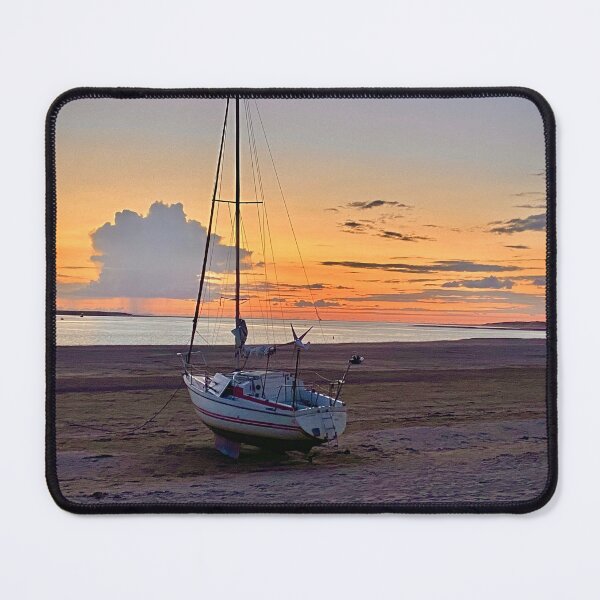 Item preview, Sunset boat at Instow Devon photography designed and sold by BenitaJayne.